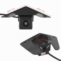 Predná parkovacia kamera Akozon CCD, vodotesnosť IP68, pre Mercedes triedy A, B, C, E, GL, SLK, GLK, Vito, Viano, s držiakom v logu vozidla 7