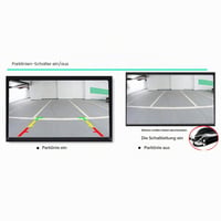 Predná parkovacia kamera Akozon CCD, vodotesnosť IP68, pre Mercedes triedy A, B, C, E, GL, SLK, GLK, Vito, Viano, s držiakom v logu vozidla 4