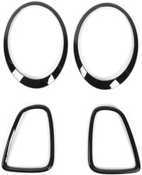 Akozon Fényszóró és Hátsó Lámpa Burkolat Szett 4 db Mini R56 R57 R58 R59 2007-2015 5