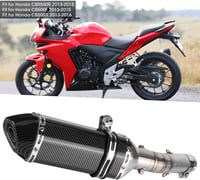 Akozon Kipufogó Rendszer CBR500R CB500F Karbon Stílusú Slip-On Sílencer 5