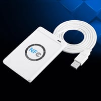 Akozon NFC kártya olvasó író ACR122U ISO 14443A-B kontaktmentes író szoftverrel fehér IC kártyához számítógéphez 3
