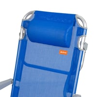 AKTIVE 2 komada sklopivih stolica s više položaja za plažu, vrt, terasu ili kampiranje, 5 položaja, 48x46x84 cm, visina 21 cm, s ručkom za nošenje (85479) 5