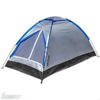 Dvojmiestny kempingový stan AKTIVE, 120x200x100 cm, polyester, UV50, sklolaminátové prúty Ø 6,9 mm, sieťka proti hmyzu, nepremokavý, vrecko, 4 kolíky, prenosná taška 1