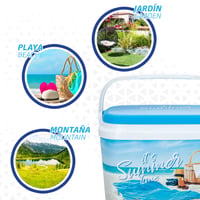 Ladă frigorifică portabilă AKTIVE 62249, 6 L, 29x19x20,5 cm, geantă termoizolantă ușoară și compactă pentru picnic, cu mâner 5