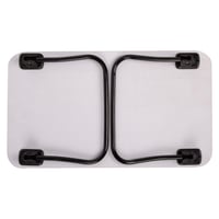 Skladací stolík AKTIVE Max Home, 53 x 30 x 22 cm, drevo a oceľ, podnos do postele, na notebook, na pohovku, príručný stolík, prenosný, industriálny štýl 5