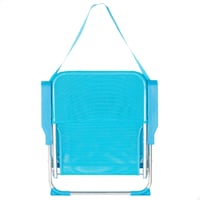 AKTIVE sklopiva stolica za plažu s aluminijskim okvirom, plava, 44x40x72 cm, nosivost 110 kg, prozračna, prijenosna 7