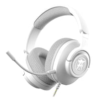 Căști de gaming Akuma SEINEN H04 cu fir, microfon cu anulare a zgomotului, stereo de 50 mm, jack de 3,5 mm, pentru PC, PS5, Xbox, Switch, Switch2, Alb 1
