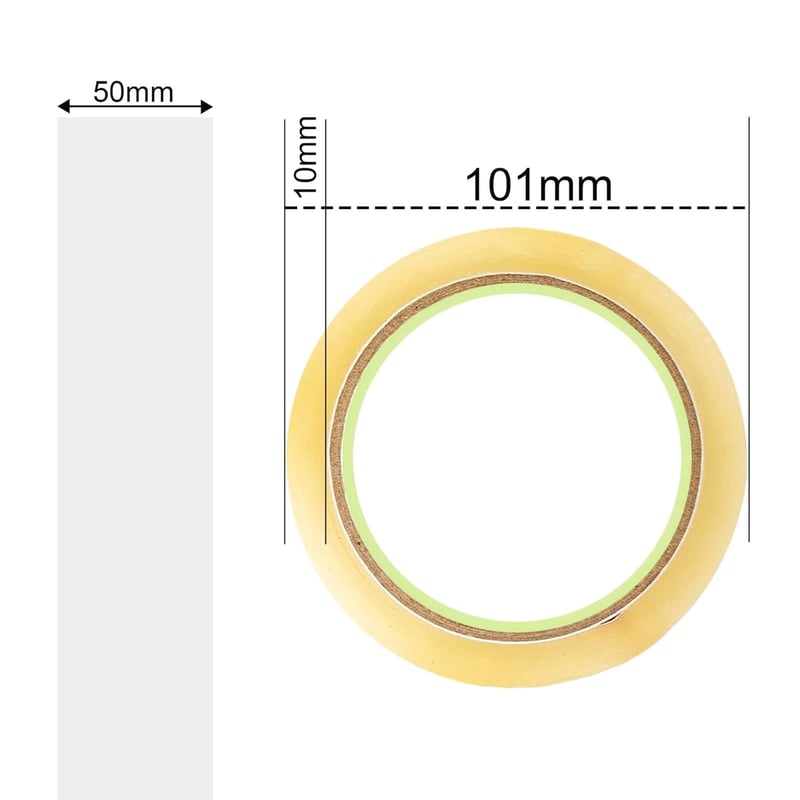Alaskaprint 48mm x 66m Átlátszó Csomagolószalag Dobozokhoz és Csomagokhoz