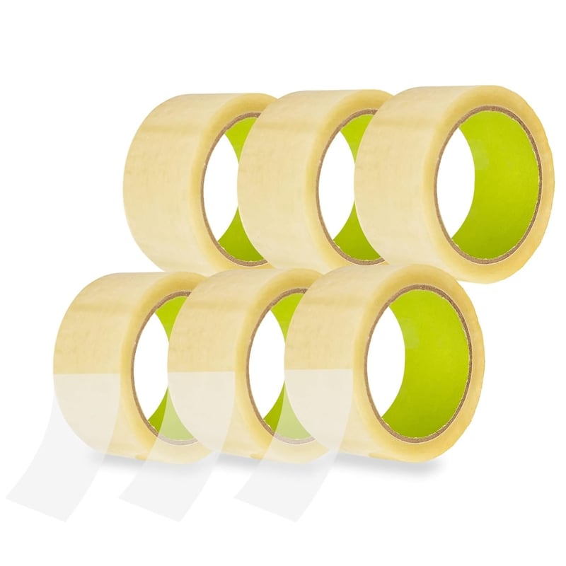 Alaskaprint 48mm x 66m Átlátszó Csomagolószalag Dobozokhoz és Csomagokhoz