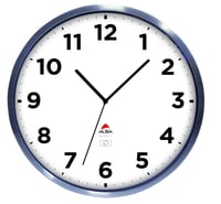 Nástenné hodiny ALBA HOREXTRA R – Veľké vonkajšie rádiom riadené hodiny, kov a sklo, vodotesné, automatické nastavenie času, 35,5 cm 1