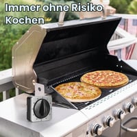 Temporizator de bucătărie mecanic Albayrak pentru gătit – Alarmă sonoră, fără baterii, spate magnetic, oțel inoxidabil, numărătoare inversă 4