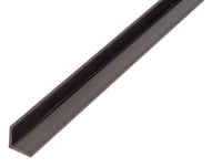 Alberts 479015 Szögprofil Műanyag Fekete 1000 x 15 x 15 mm Beltéri és Kültéri Sarokprofil 1