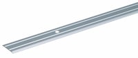 Prechodový profil Alberts z hliníka s dvoma drážkami, strieborný elox, 900 x 25 mm 1