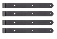 Záves Alberts Duravis 822705 rovný, diamantová čierna – 400x40 mm, priemer 13 mm, 4 ks 1