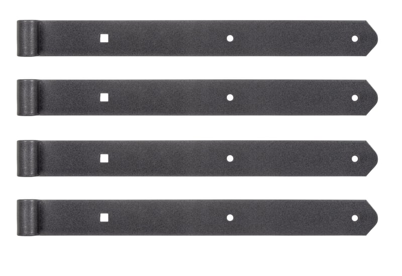 Záves Alberts Duravis 822705 rovný, diamantová čierna – 400x40 mm, priemer 13 mm, 4 ks
