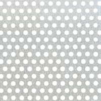 Alberts perforovaný hliníkový plech s okrúhlymi otvormi, prírodný povrch, 120 x 1000 x 0,8 mm 1