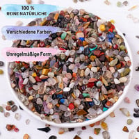 Albrsoy 600g Csiszolt Féldrágakő Mix 8-16mm Gyerekeknek DIY Dekorációhoz 6