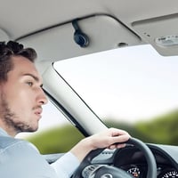 Albumory Ooono Co-Driver No1 autós napellenző tartó kamera rögzítő konzol fekete, napellenző klipszes tartó 4