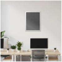 Ramă foto Albyco A3, aluminiu negru, sistem click-clack, 29,7x42 cm, lățime profil 25 mm, ramă pentru postere 3