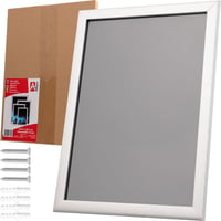 Ramă foto Albyco A3, aluminiu negru, sistem click-clack, 29,7x42 cm, lățime profil 25 mm, ramă pentru postere 2