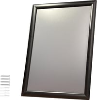 Ramă foto Albyco A3, aluminiu negru, sistem click-clack, 29,7x42 cm, lățime profil 25 mm, ramă pentru postere 1