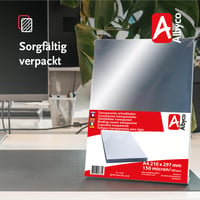 Albyco Priehľadná predná fólia A4 0,15 mm 100 ks - Priehľadná väzobná fólia na dokumenty s lesklým povrchom 6