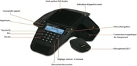Alcatel Conference 1800 konferenciacsalád 4 DECT mikrofonnal és teljes duplexes hangspeakerrel 4