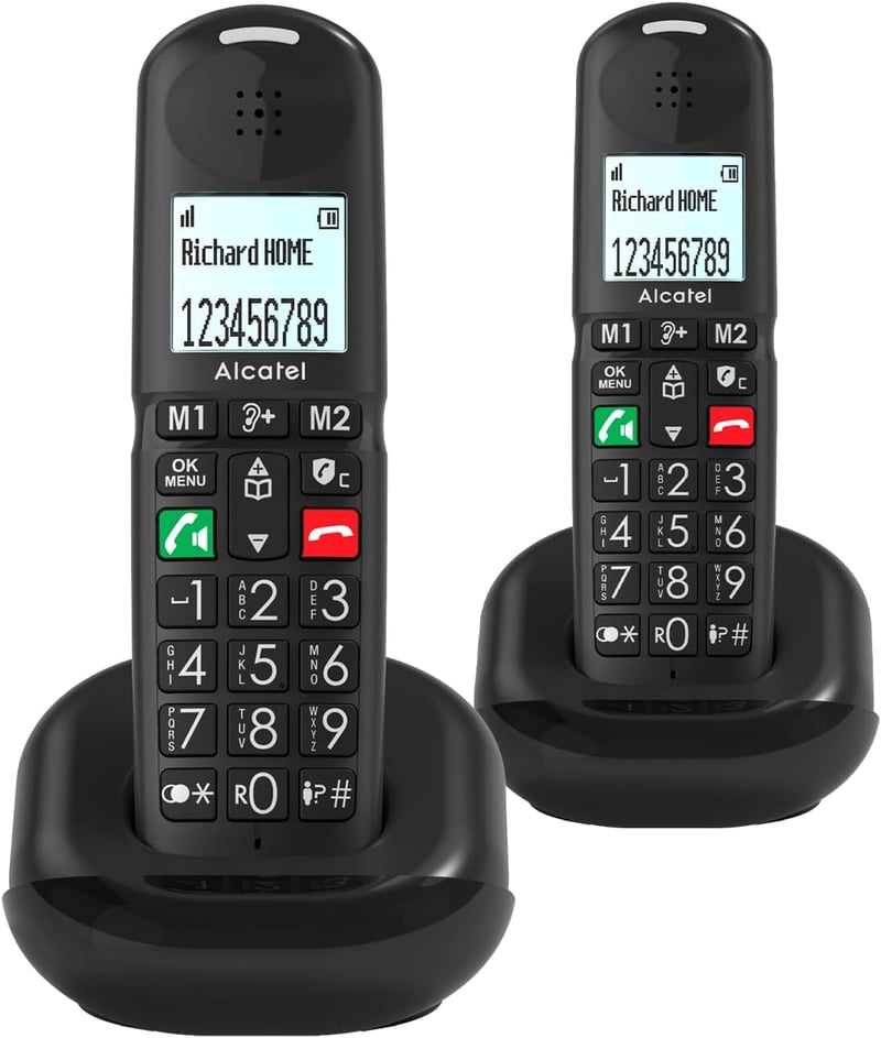 Alcatel DECT XL685 Duo vezeték nélküli telefon