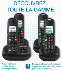 Alcatel DECT XL685 Duo vezeték nélküli telefon 5