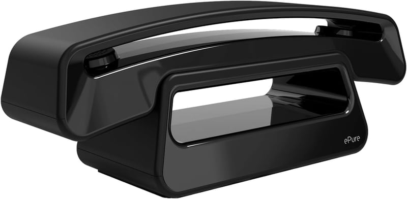 Telefon fără fir DECT Alcatel ePure Iconic - negru
