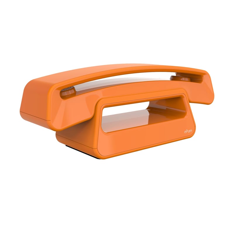 Alcatel ePure Iconic bežični DECT telefon, vintage dizajn - narančasti