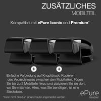 Telefon suplimentar DECT Alcatel ePure pentru stația de bază ePure Premium și Iconic - Instalare ușoară - Negru 5