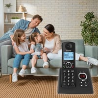 Alcatel F530 Voice DECT vezeték nélküli telefon válaszolóval kihangosítással - fekete 4