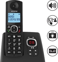 Alcatel F530 Voice DECT vezeték nélküli telefon válaszolóval kihangosítással - fekete 3