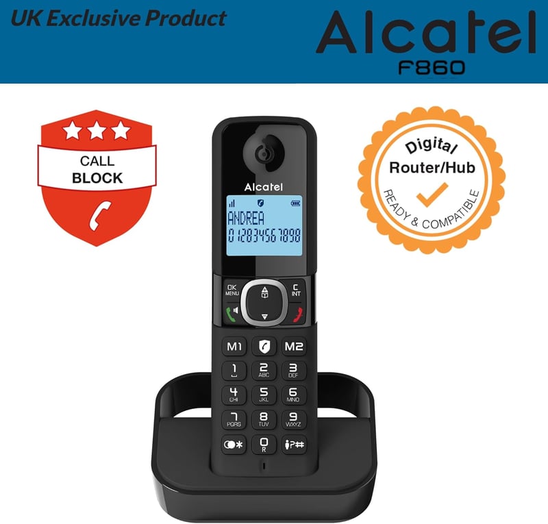 Alcatel F860 Duo vezetékes telefon