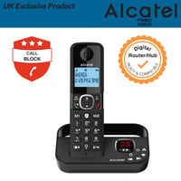 Telefon fără fir DECT Alcatel F860 Trio cu blocare apeluri și robot telefonic 4
