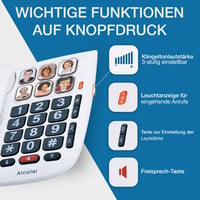 Alcatel Max 10 Vezetékes Telefon Időseknek Fehér - Simply old version 4