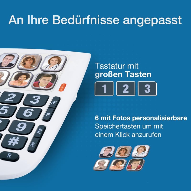 Alcatel Max 10 Vezetékes Telefon Időseknek Fehér - Simply old version