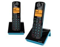 Bezdrôtový telefón Alcatel S280 Duo modrý, hands-free hovory, telefónny zoznam na 50 mien, s funkciou blokovania hovorov 7