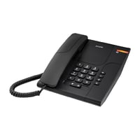 Káblový kancelársky telefón Alcatel Temporis 180 PRO - čierny - tlačidlo stlmenia, ovládanie hlasitosti, spätné volanie, možnosť montáže na stenu aj na stôl 1