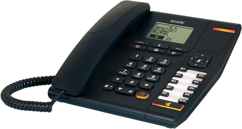Alcatel Temporis 880 Analog/DECT telefon hívóazonosítóval fekete