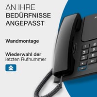 Alcatel Temporis T26 vezetékes telefon fekete 3