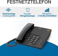 Alcatel Temporis T26 vezetékes telefon fekete 2