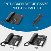 Káblový telefón Alcatel Temporis T56 – čierny 4