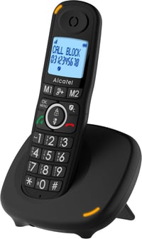 Alcatel XL595 B Vezeték nélküli telefon nagy gombokkal és kijelzővel - xl, SOLO/WITHOUT REPONDER 7