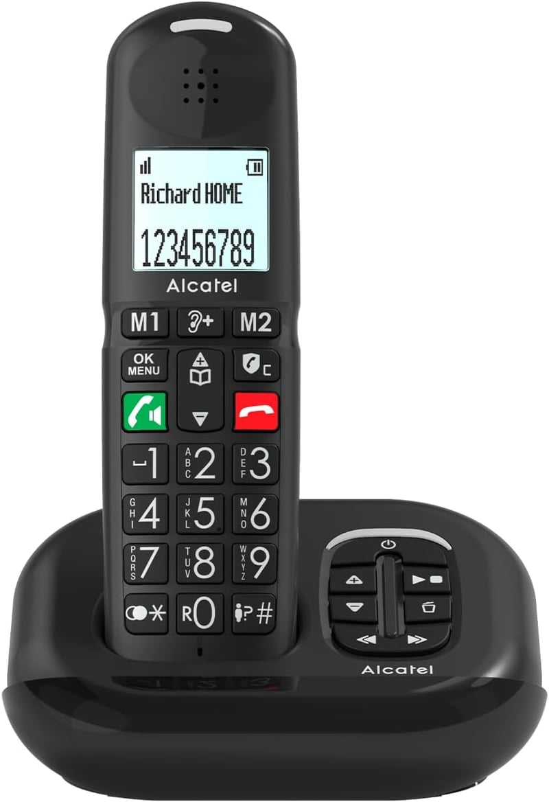 Alcatel XL685 Voice DECT Vezeték Nélküli Telefon Időseknek Nagy Gombokkal - 1 Kombiniert