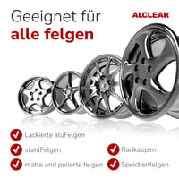 ALCLEAR 721FR Saválmentes Felnitisztító Spray Színjelzővel Alumínium, Matt, Acél és Krómozott Felnikhez 1000 ml 4