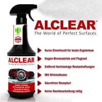 ALCLEAR 721FR Saválmentes Felnitisztító Spray Színjelzővel Alumínium, Matt, Acél és Krómozott Felnikhez 1000 ml 2
