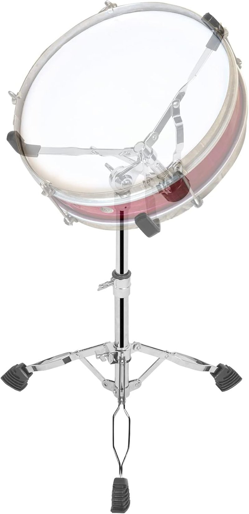 aleawol Állítható Dobszínpad 40-55 cm, Duplán Merevített Snare Drum Stand Acél Nyelvdobhoz