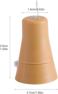 ALED LIGHT 10 db LED szolár üvegpalack lámpa meleg fehér 1 méter dugó alakú 6